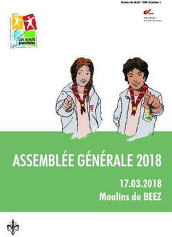 ASSEMBLÉE GÉNÉRALE 2018 - 17.03.2018 Moulins de BEEZ - Scouts et Guides Pluralistes