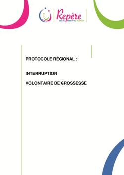 PROTOCOLE RÉGIONAL : INTERRUPTION VOLONTAIRE DE GROSSESSE