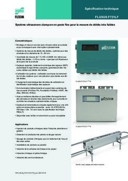 FLUXUS F721LF Spécification Technique - FLEXIM