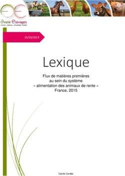 Lexique Flux de matières premières au sein du système " alimentation des animaux de rente " France, 2015 - GIS Avenir Elevages