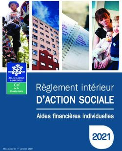 R&egrave;glement int&eacute;rieur D'ACTION SOCIALE - Aides financi&egrave;res individuelles Mis &agrave; jour le 1 - CAF