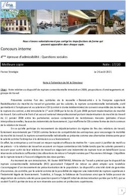 Concours interne 4&egrave;me &eacute;preuve d'admissibilit&eacute; : Questions sociales Meilleure copie - ENA