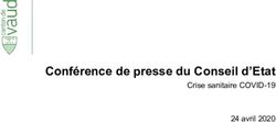 Conférence de presse du Conseil d'Etat - Crise sanitaire COVID-19 24 avril 2020 - Point de presse du ...