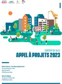 APPEL &Agrave; PROJETS 2023 CONTRAT DE VILLE - Mairie d'Oyonnax - Haut-Bugey Agglom&eacute;ration Service Politique de la Ville Boite Postale 817 01108 Oyonnax ...