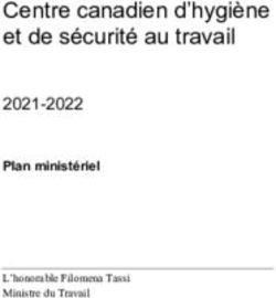 Centre canadien d'hygiène et de sécurité au travail - 2021-2022 Plan ministériel - 2021-22 Plan ministériel