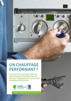 Un chaUffage performant ? - www.bruxellesenvironnement.be Tout ce qu'il faut savoir pour réduire ses consommations de chauffage et être en règle ...