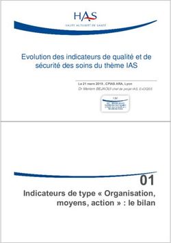 Indicateurs De Type " Organisation, Moyens, Action " : Le Bilan ...