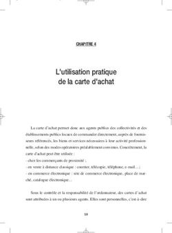 L'utilisation pratique de la carte d'achat