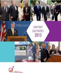 2013 rapport d'activit&eacute;s - Agence pour le Commerce ext&eacute;rieur