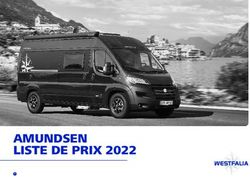 AMUNDSEN LISTE DE PRIX 2022 - Westfalia Mobil