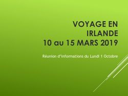 VOYAGE EN IRLANDE 10 au 15 MARS 2019 - R&eacute;union d'informations du Lundi 1 Octobre - Coll&egrave;ge ...