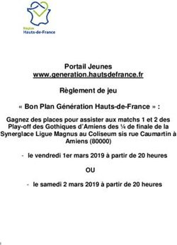 Portail Jeunes www.generation.hautsdefrance.fr R&egrave;glement de jeu " Bon Plan G&eacute;n&eacute;ration Hauts-de-France "