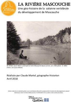 LA RIVIÈRE MASCOUCHE Une géo-histoire de la colonne vertébrale du développement de Mascouche - Sodam