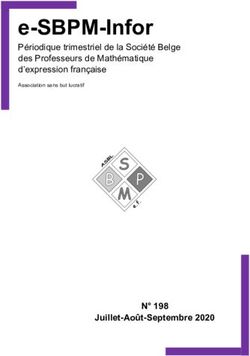 E-SBPM-Infor - N 198 Juillet-Ao&ucirc;t-Septembre 2020 - SBPMef