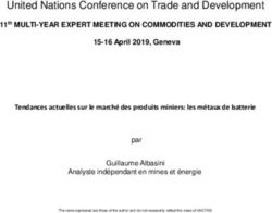 United Nations Conference on Trade and Development - UNCTAD
