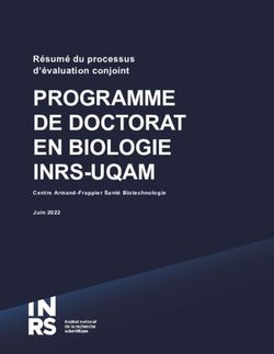 PROGRAMME DE DOCTORAT EN BIOLOGIE INRS-UQAM - R&eacute;sum&eacute; du processus d'&eacute;valuation conjoint