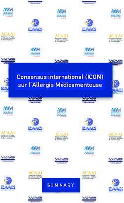 Consensus international (ICON) sur l'Allergie Médicamenteuse