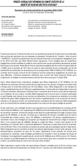 PROCÈS-VERBAUX DES RÉUNIONS DU COMITÉ EXÉCUTIF DE LA SOCIÉTÉ DE PLEIN AIR DES PAYS-D'EN-HAUT - MRC des Pays-d'en-Haut