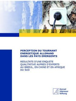 PERCEPTION DU TOURNANT ENERGETIQUE ALLEMAND DANS LES PAYS EMERGENTS - RESULTATS D'UNE ENQUETE QUALITATIVE AUPRES D'EXPERTS AU BRESIL, EN CHINE ET ...