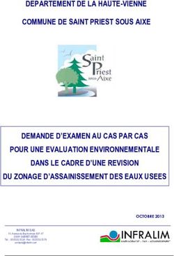 DEPARTEMENT DE LA HAUTE-VIENNE COMMUNE DE SAINT PRIEST SOUS AIXE - DEMANDE D'EXAMEN AU CAS PAR CAS POUR UNE EVALUATION ENVIRONNEMENTALE DANS LE ...