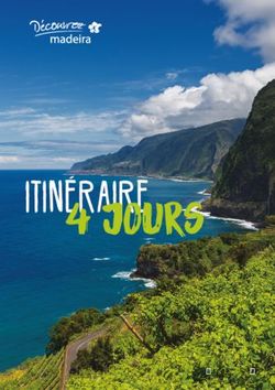 Itin&eacute;raire 4 jours www.visitmadeira.pt - Turismo da Madeira