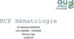 RCP Hématologie CHU AMIENS - PICARDIE - Dr Déborah ASSOUAN Monaco Age 15/03/19 - Monaco Age Oncologie