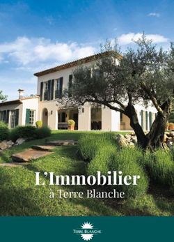 L'Immobilier &agrave; Terre Blanche