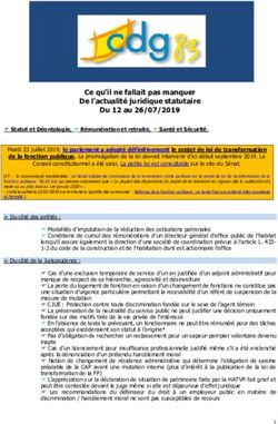 Ce qu'il ne fallait pas manquer De l'actualité juridique statutaire Du 12 au 26/07/2019