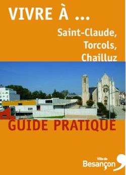 VIVRE À - GUIDE PRATIQUE - Saint-Claude, Torcols, Chailluz - Grand Besançon