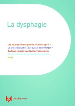 La dysphagie Les troubles de la d&eacute;glutition : de quoi s'agit-il ? La fausse d&eacute;glutition : que puis-je boire/manger ? Quelques conseils pour ...
