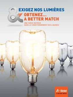 OBTENEZ A BETTER MATCH - EXIGEZ NOS LUMI&Egrave;RES UNE FORCE MOTRICE DANS LE CONDITIONNEMENT DES LIQUIDES