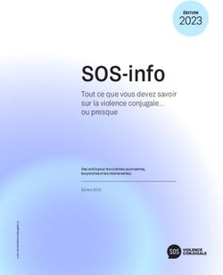 SOS-info Tout ce que vous devez savoir sur la violence conjugale ou presque