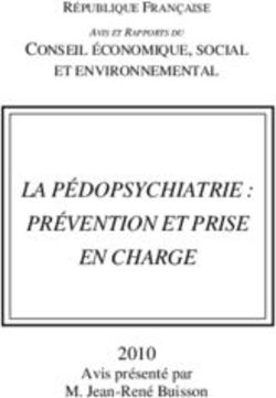 LA PÉDOPSYCHIATRIE : PRÉVENTION ET PRISE EN CHARGE 2010 - CONSEIL ÉCONOMIQUE, SOCIAL - Fondation pour l'Enfance