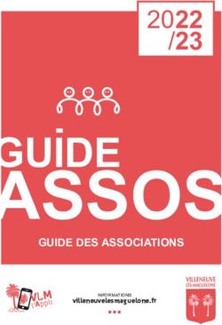ASSOS 2022 /23 - GUIDE DES ASSOCIATIONS