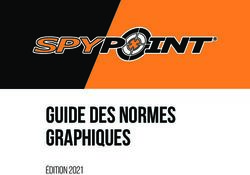 Guide des normes graphiques - édition 2021 - SPYPOINT