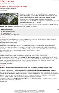 Bruxelles, et les serres royales de Laeken - Séjour culturel à Bruxelles Séjour 2 jours - Intermèdes