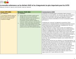 La nouvelle ordonnance sur les déchets OLED et les changements les plus importants pour les UVTD - VBSA