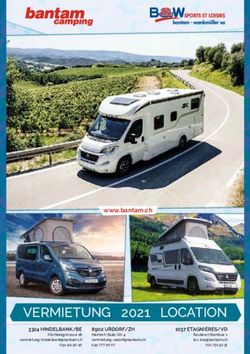 VERMIETUNG 2021 LOCATION - Bantam