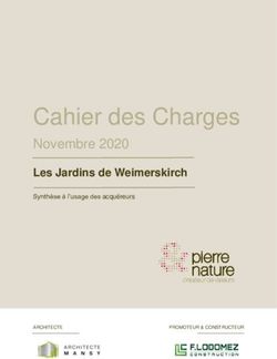 Cahier des Charges Novembre 2020 - Les Jardins de Weimerskirch - Les Jardins de ...