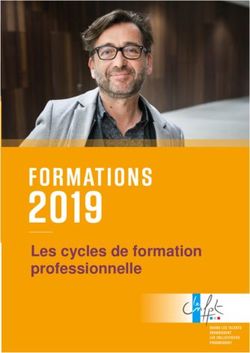 Les cycles de formation professionnelle - Le CNFPT