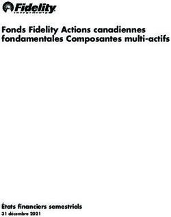 Fonds Fidelity Actions canadiennes fondamentales Composantes multi-actifs - &Eacute;tats fnanciers semestriels