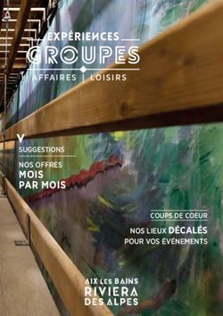 GROUPES - MOIS PAR MOIS NOS OFFRES - Aix les bains