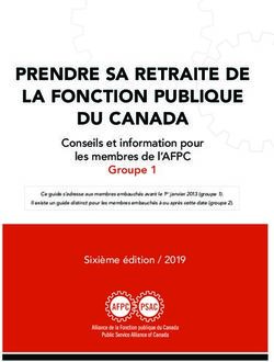 PRENDRE SA RETRAITE DE LA FONCTION PUBLIQUE DU CANADA