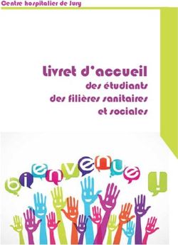 Livret d'accueil des étudiants des filières sanitaires et sociales - Centre hospitalier de Jury - CH Jury