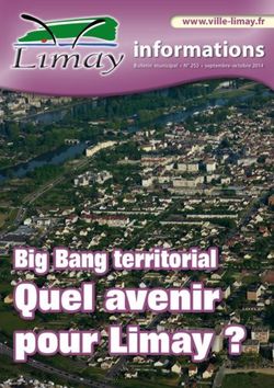 Quel avenir pour Limay ? - Big Bang territorial - informations