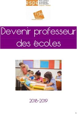 Devenir professeur des écoles 2018-2019 - Université de ...