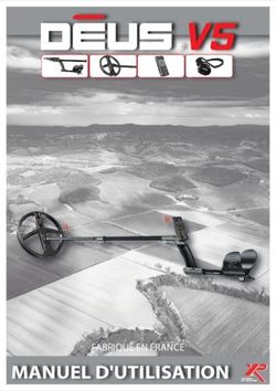 MANUEL D'UTILISATION FABRIQUÉ EN FRANCE - from XP METAL DETECTORS