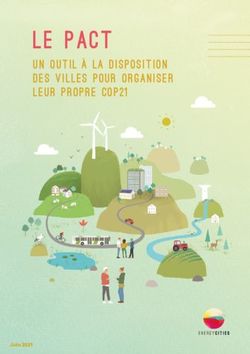 Le PACT un outil A la disposition des villes pour organiser leur propre COP21 - Energy Cities
