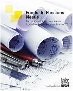 Encouragement à la propriété du logement | Règlement d'application 2021 - Fonds de Pensions Nestlé