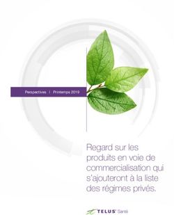 Regard sur les produits en voie de commercialisation qui s'ajouteront à la liste des régimes privés - Perspectives | Printemps 2019 - Telus Health